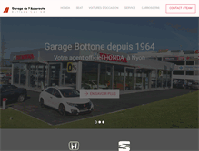 Tablet Screenshot of garage-bottone.ch